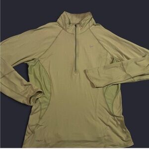 Nike Sage Green Quarter-Zip Top